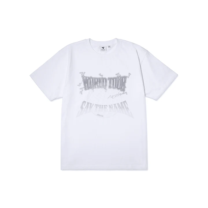 SEVENTEEN - NEW_ 2025 WORLD TOUR IN INCHEON OFFICIAL MD S/S T-SHIRT (WHITE)