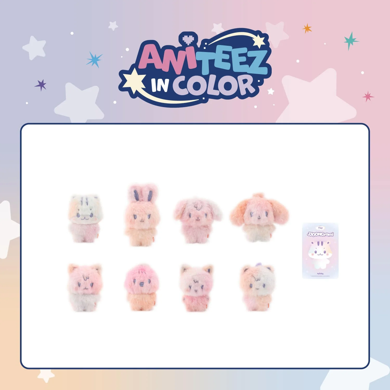 ATEEZ - ANITEEZ IN COLOR POP UP OFFICIAL MD COLOR MIX TINY ANITEEZ DOLL
