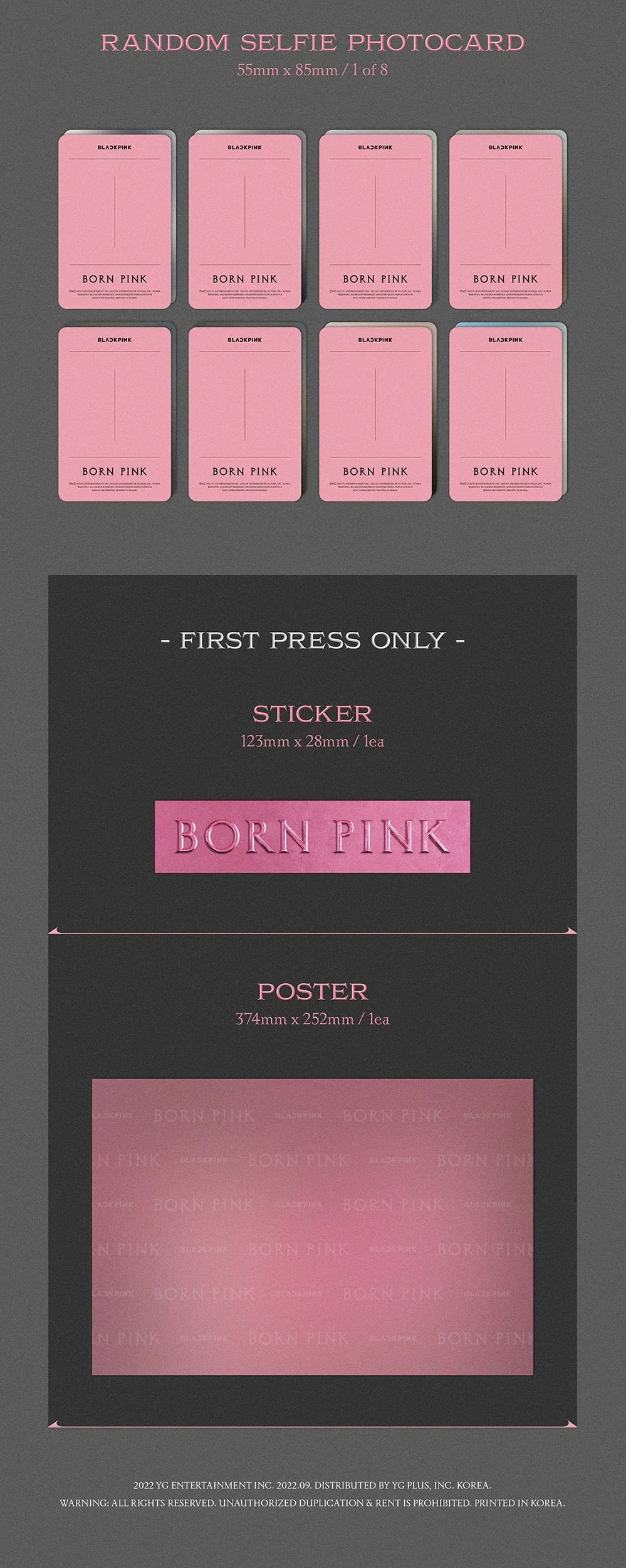 BLACKPINK - 2ND FULL ALBUM BORN PINK BOX SET VER. - Image 6