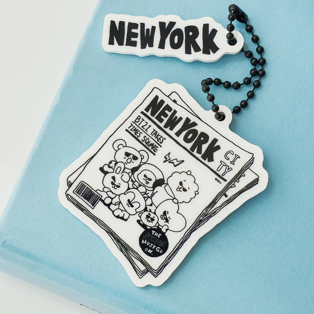 BT21 ACRYLIC KEYRING CITY EDITION - Image 3