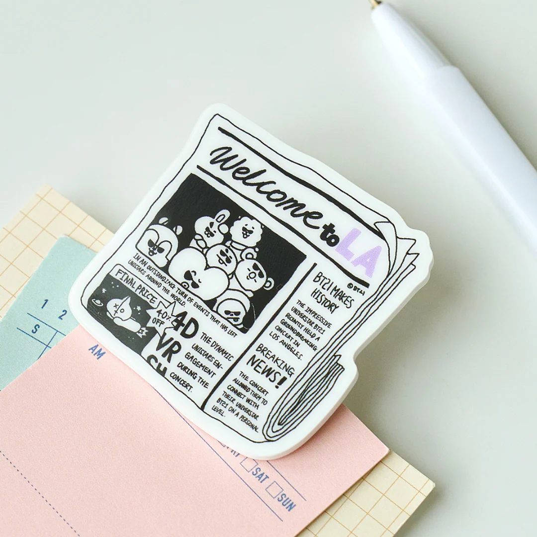 BT21 ACRYLIC MAGNETIC CLIP CITY EDITION - Image 2