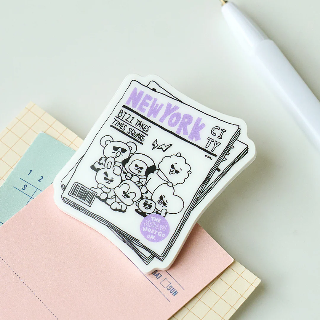 BT21 ACRYLIC MAGNETIC CLIP CITY EDITION - Image 3