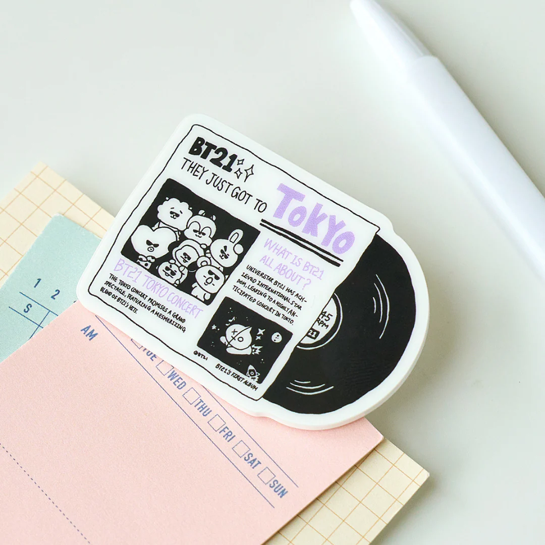 BT21 ACRYLIC MAGNETIC CLIP CITY EDITION - Image 4