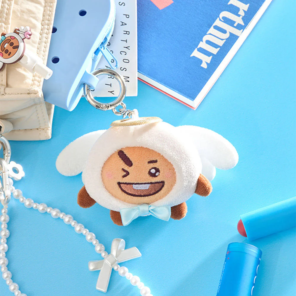 BT21 - ANGEL & VILLAIN ANGEL PLUSH KEYRING - Image 6