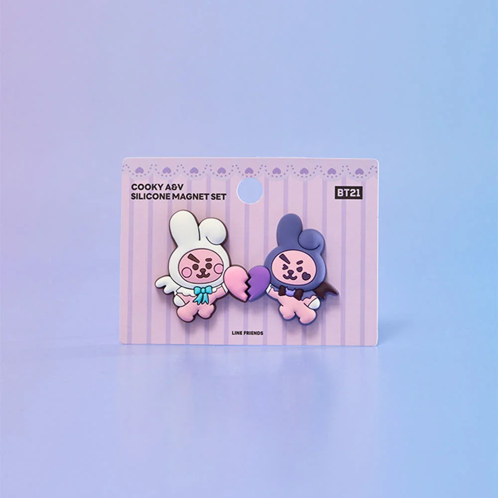 BT21 - ANGEL & VILLAIN SILICONE MAGNET SET - Image 2
