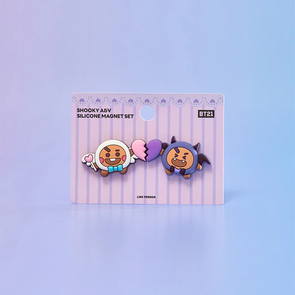 BT21 - ANGEL & VILLAIN SILICONE MAGNET SET - Image 6