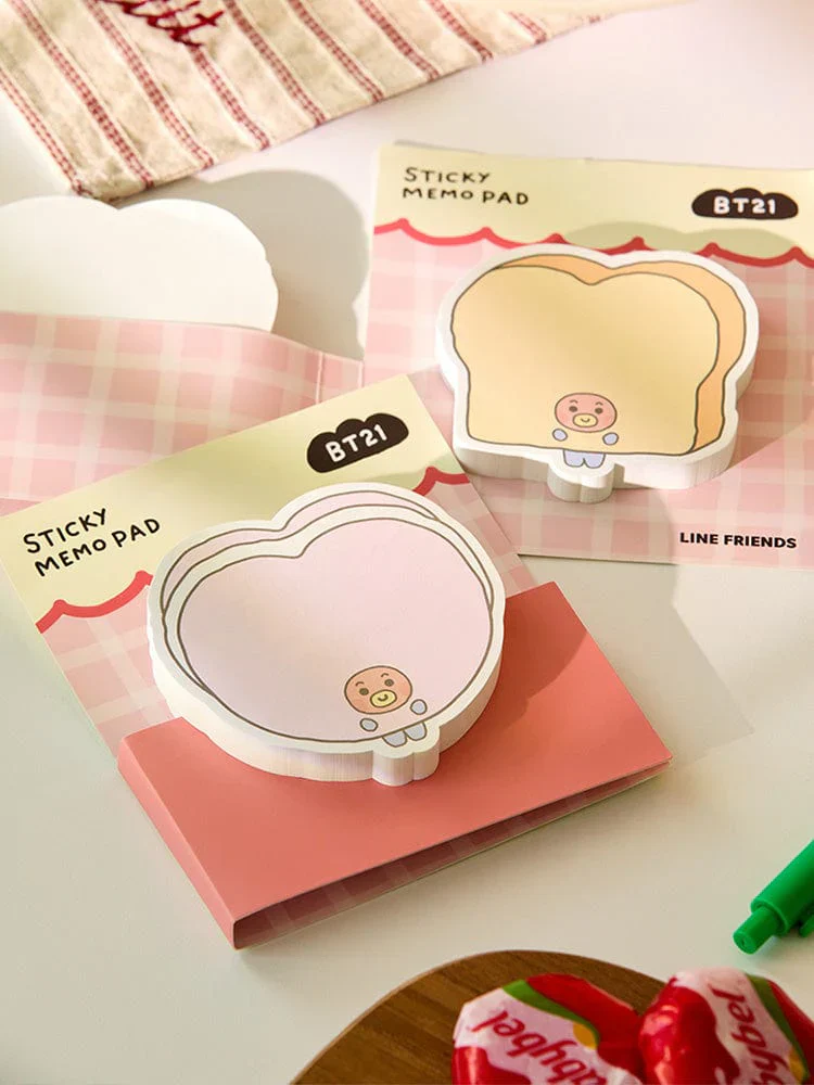 BT21 - BABY BAKERY SHOP MD STICKY MEMO NOTEPADS - Image 2