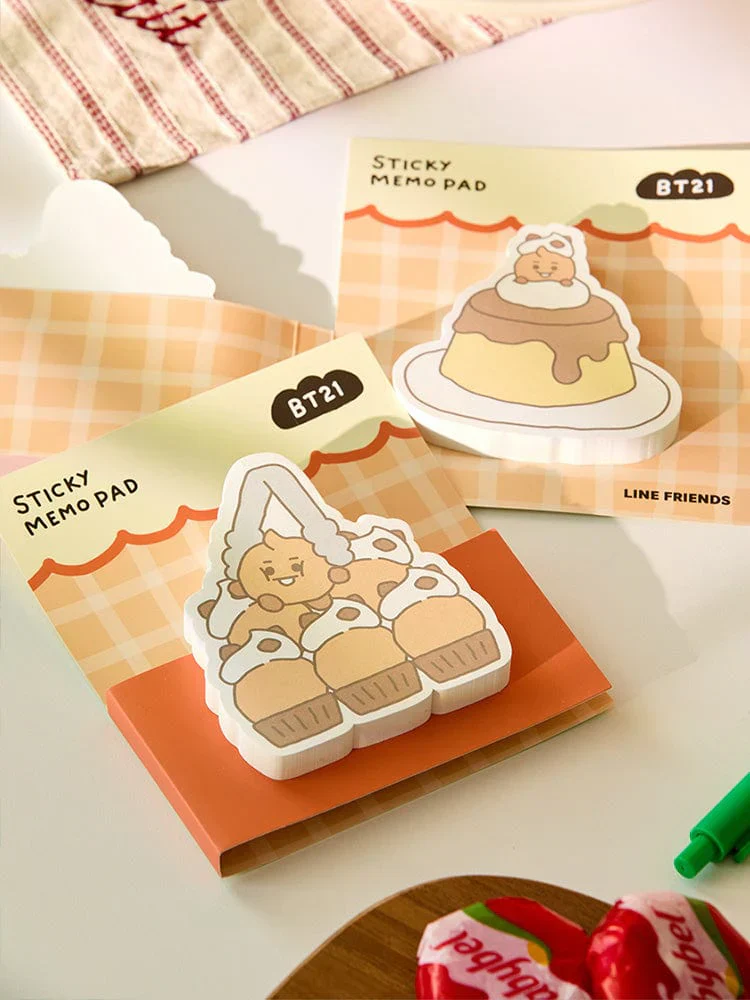 BT21 - BABY BAKERY SHOP MD STICKY MEMO NOTEPADS - Image 5