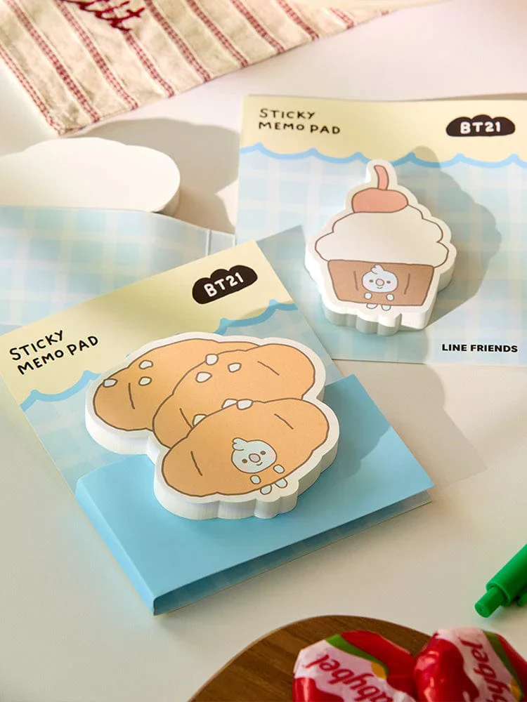 BT21 - BABY BAKERY SHOP MD STICKY MEMO NOTEPADS - Image 7