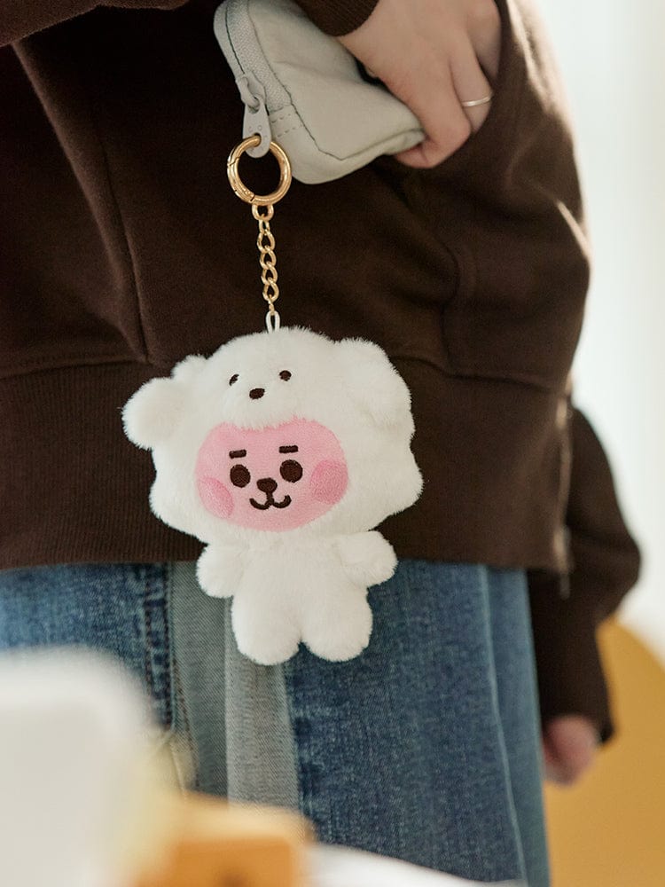 BT21 - BABY FLUFFY DOLL KEYRING - Image 2