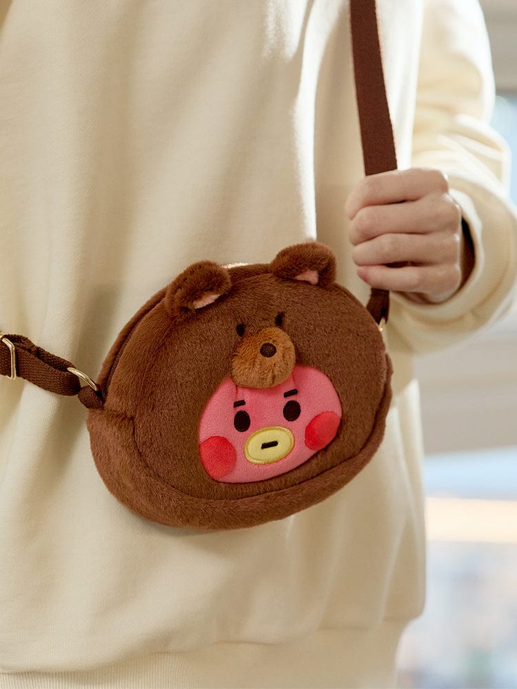 BT21 - BABY FLUFFY FACE DOLL CROSS BAG - Image 7