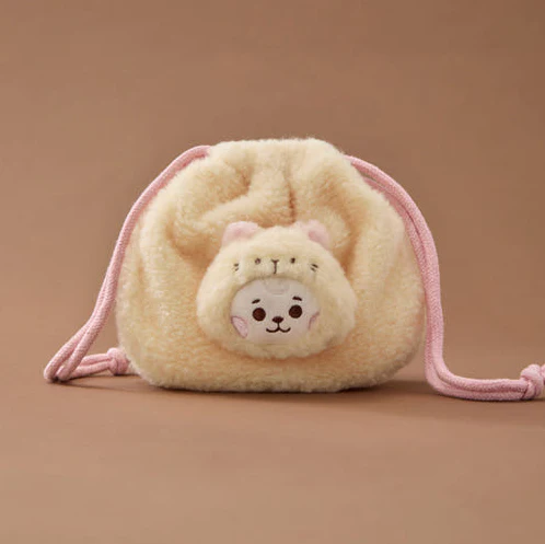 BT21 - BABY MORE FLUFFY FACE DOLL STRING POUCH - Image 7