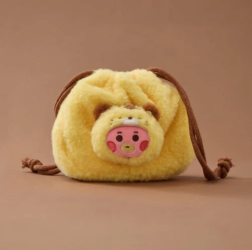 BT21 - BABY MORE FLUFFY FACE DOLL STRING POUCH - Image 8