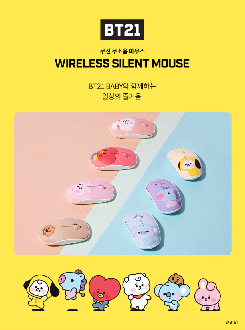 BT21 BABY MULTI PAIRING MOUSE - Image 2