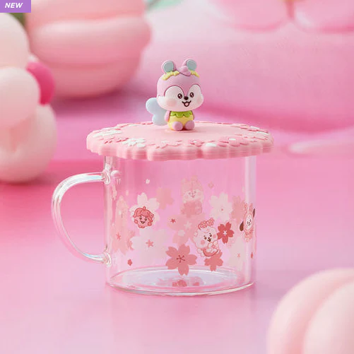 BT21 - BABY SPRING FAIRY GLASS CUP & LID(340ml) - Image 5