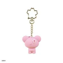 BT21 - CHERRY BLOSSOM LEATHER PATCH FIGURE KEYRING KOYA - Image 2