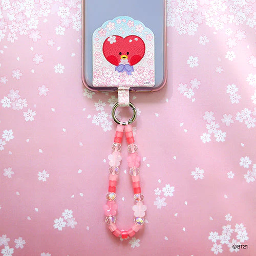 BT21 - CHERRY BLOSSOM MININI PHONE TAG HOLDER - Image 3