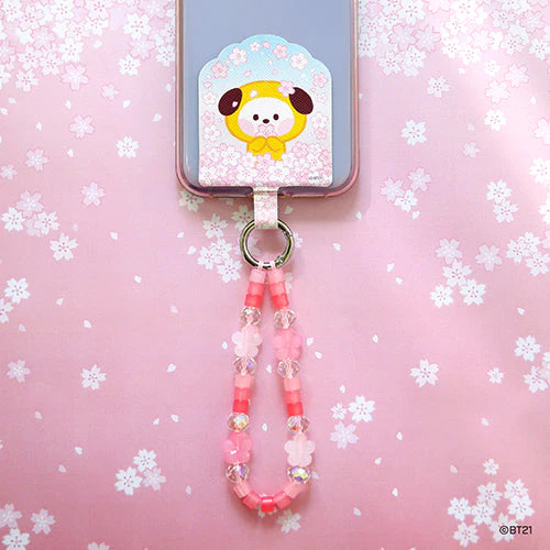 BT21 - CHERRY BLOSSOM MININI PHONE TAG HOLDER - Image 4