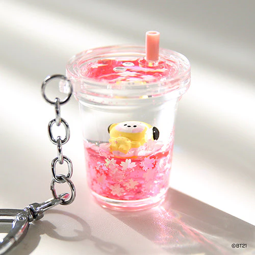 BT21 - CHERRY BLOSSOM MININI WATER KEYRING - Image 4