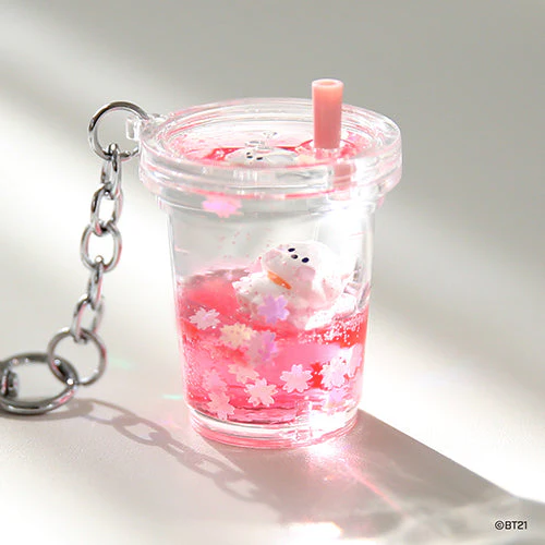 BT21 - CHERRY BLOSSOM MININI WATER KEYRING - Image 7