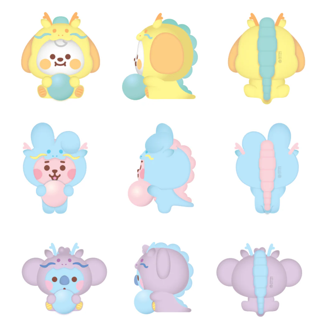 BT21 DRAGON FIGURE KEYRING - Image 2