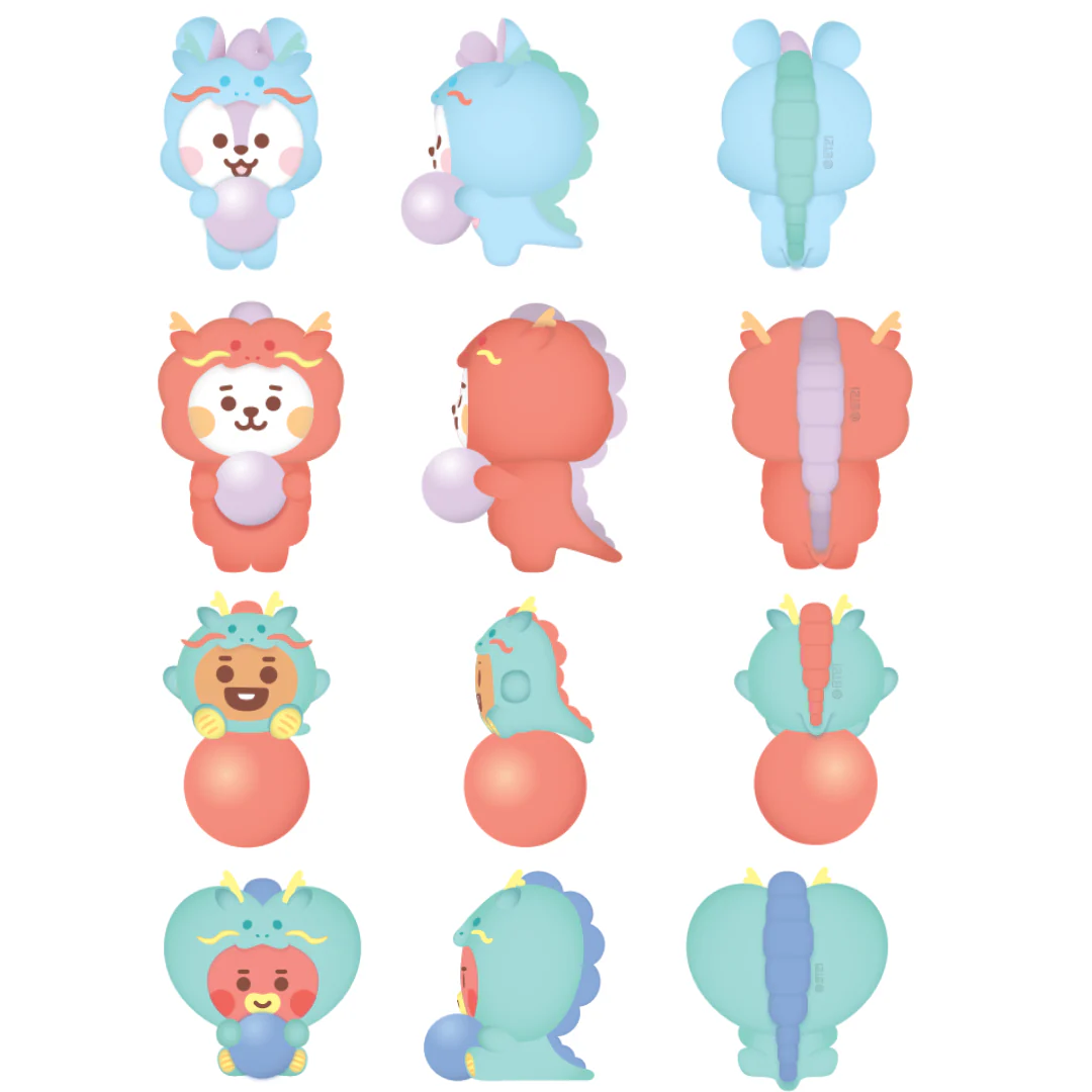 BT21 DRAGON FIGURE KEYRING - Image 3