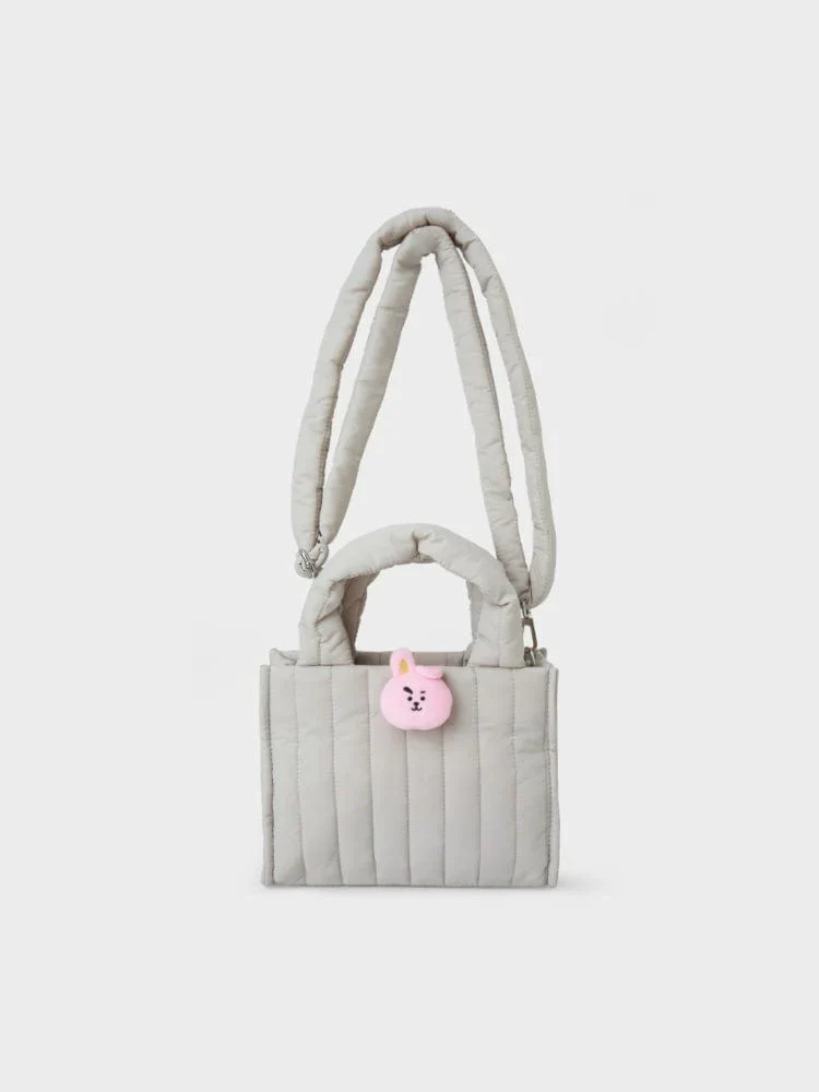 BT21 FACE DOLL BADGE 2 WAY QUILT BAG - Image 4