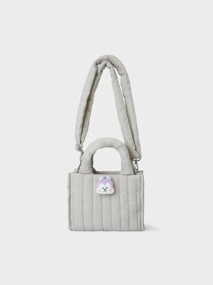 BT21 FACE DOLL BADGE 2 WAY QUILT BAG - Image 8
