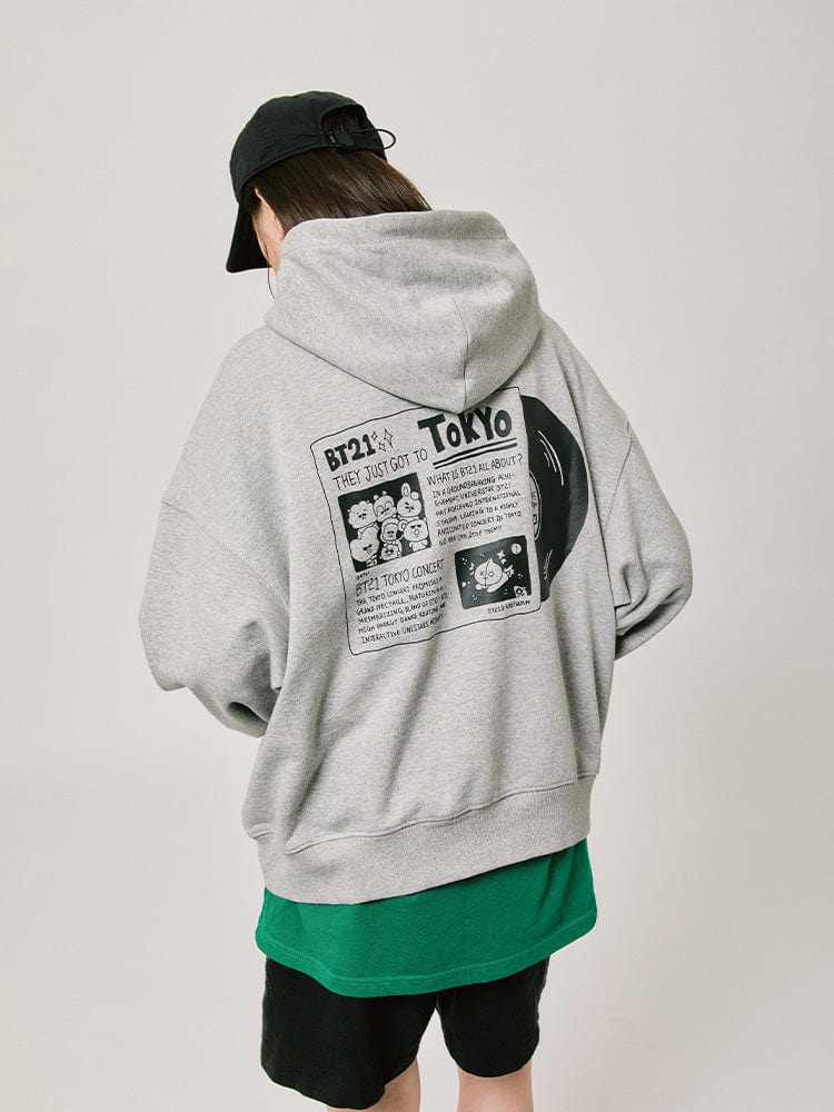 BT21 - HOODED SWEATSHIRT 2024 F/W CITY EDITION - Image 3