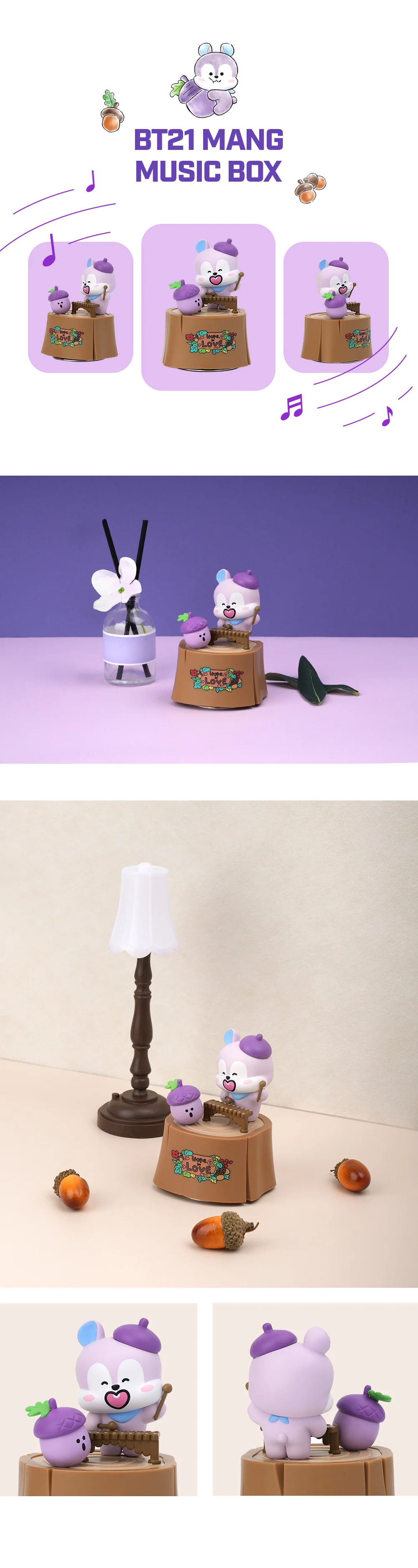 BT21 MANG MUSIC BOX - Image 4