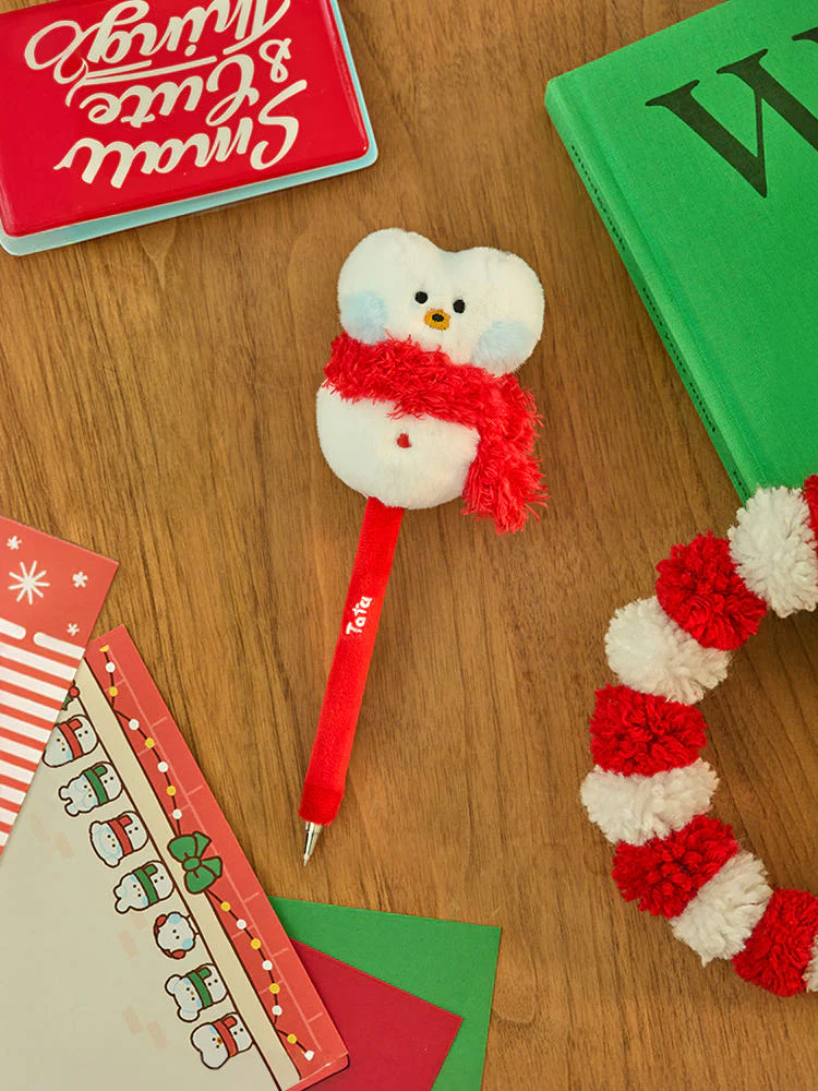 BT21 - MINI MININI PETIT HOLIDAY SNOWMAN DOLL GEL PEN - Image 2
