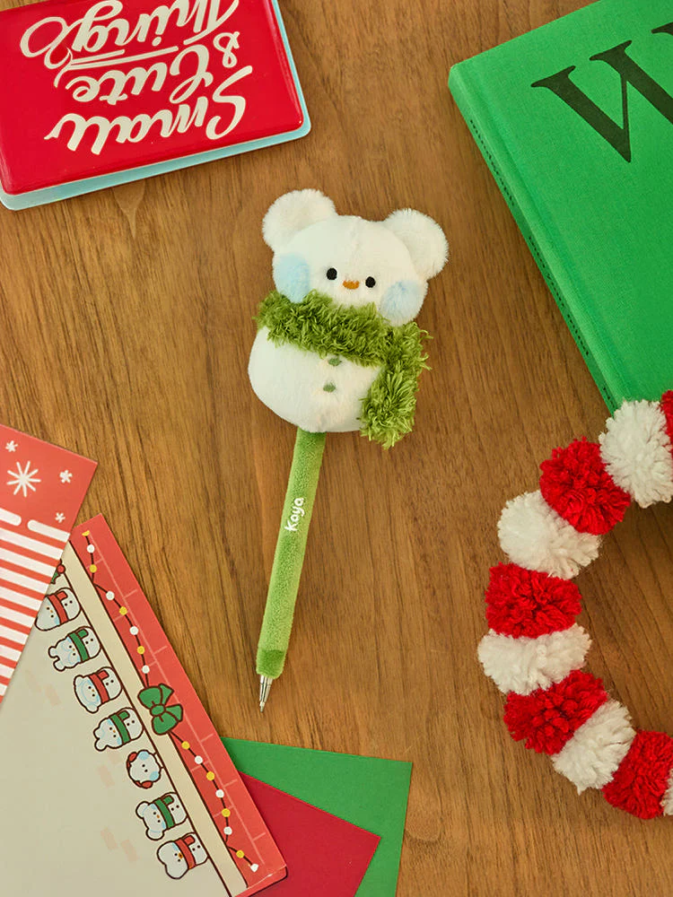 BT21 - MINI MININI PETIT HOLIDAY SNOWMAN DOLL GEL PEN - Image 6