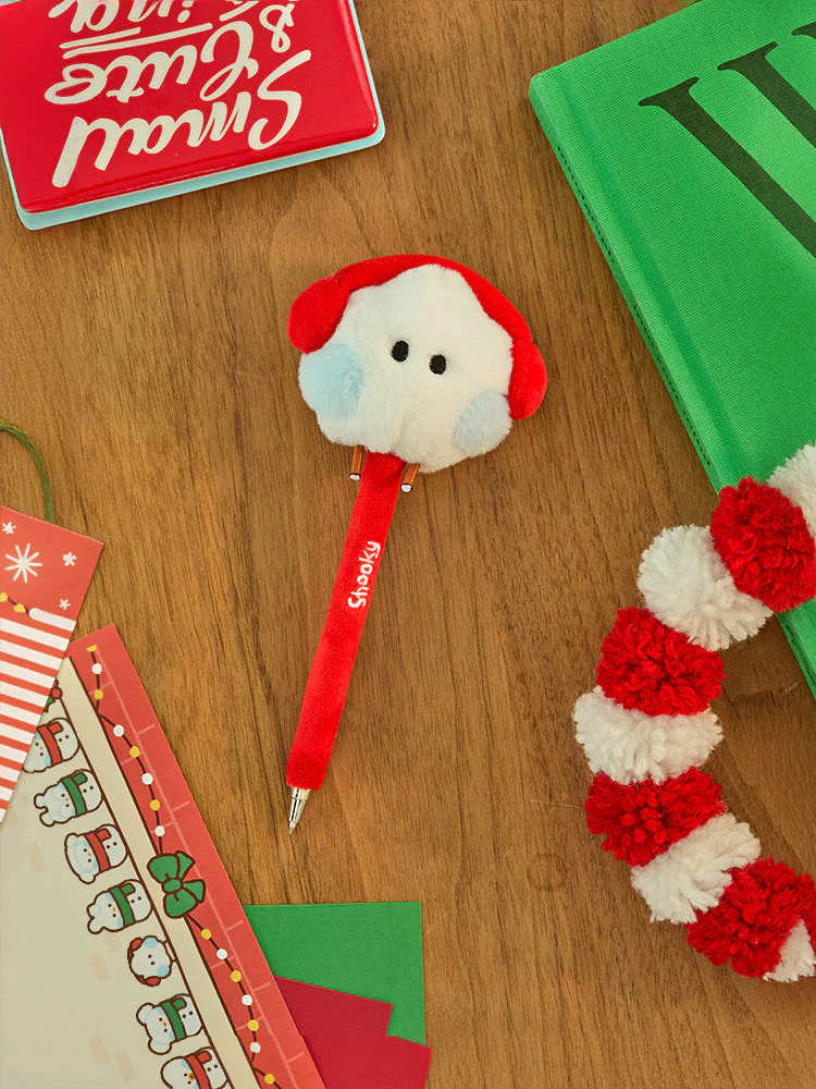 BT21 - MINI MININI PETIT HOLIDAY SNOWMAN DOLL GEL PEN - Image 8