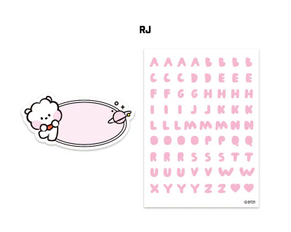 BT21 MININI ACRYLIC PIN BADGE STICKER - Image 8