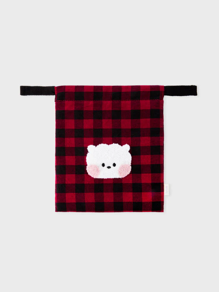 BT21 - MININI BASIC CHECK STRING POUCH - Image 7