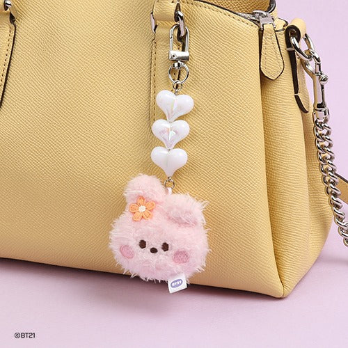 BT21 - MININI BEADS PLUSH KEYRING FACE - Image 2