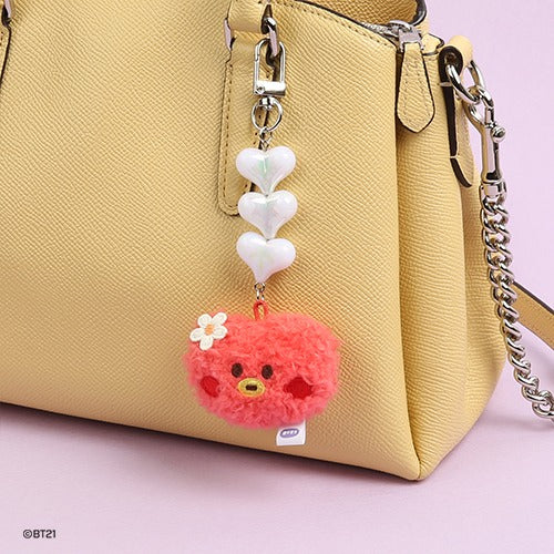 BT21 - MININI BEADS PLUSH KEYRING FACE - Image 3
