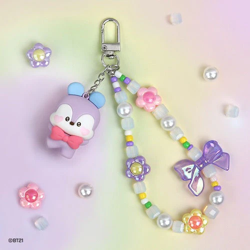 BT21 - MININI BEADS STRAP KEYRING LOVELY - Image 2