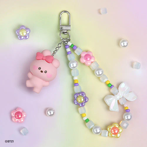 BT21 - MININI BEADS STRAP KEYRING LOVELY - Image 3