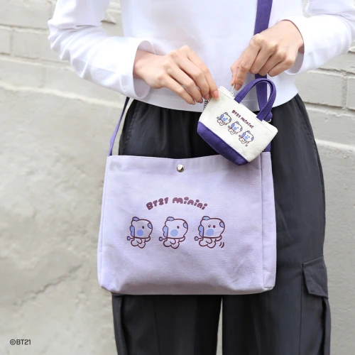 BT21 MININI CANVAS BAG AND POUCH - Image 7