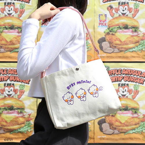 BT21 MININI CANVAS BAG AND POUCH - Image 8