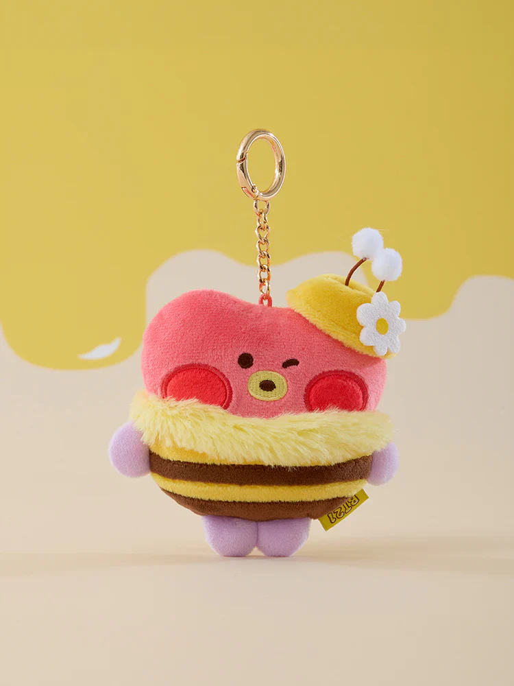 BT21 - MININI HONEYBEE PLUSH TAPE MEASURE KEYRING - Image 7