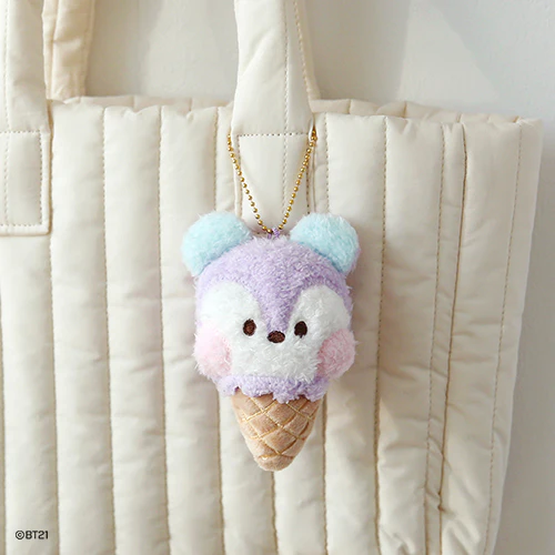 BT21 MININI ICE CREAM PLUSH KEYRING - Image 5
