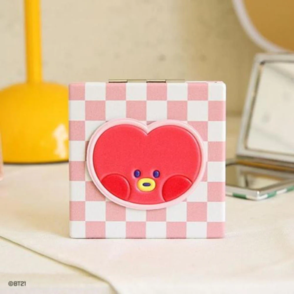 BT21 - MININI LEATHER PATCH MIRROR - Image 5