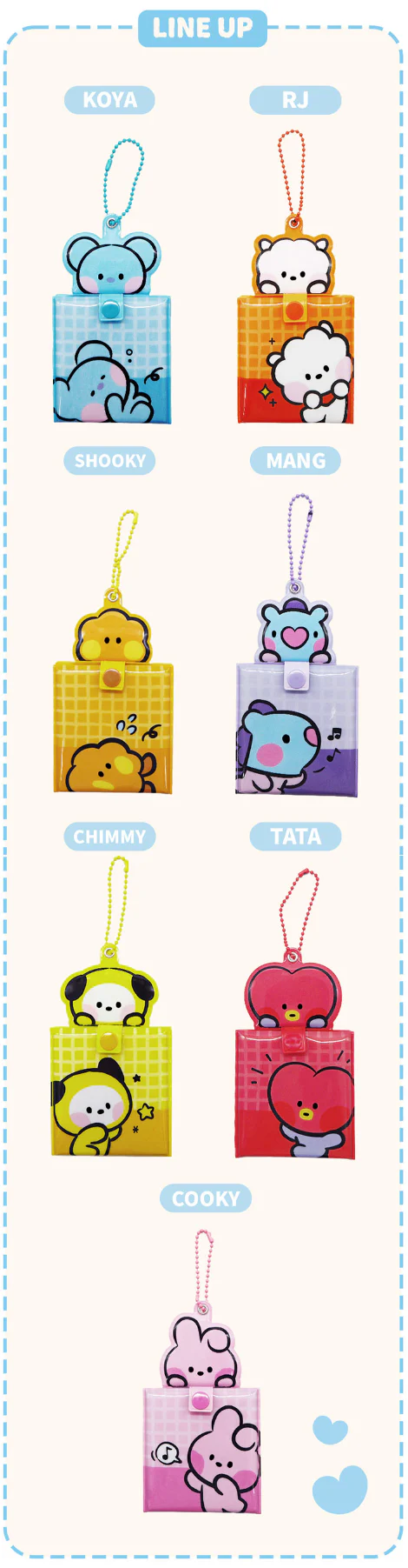 BT21 MININI MIRROR KEYRING - Image 3