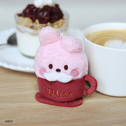 BT21 - MININI PLUSH KEYRING LATTE - Image 2