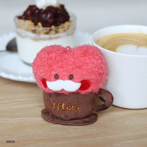 BT21 - MININI PLUSH KEYRING LATTE - Image 3