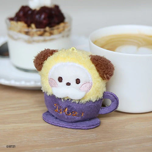 BT21 - MININI PLUSH KEYRING LATTE - Image 4