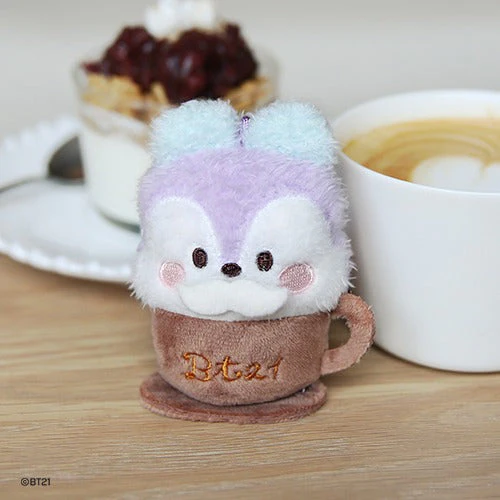 BT21 - MININI PLUSH KEYRING LATTE - Image 5
