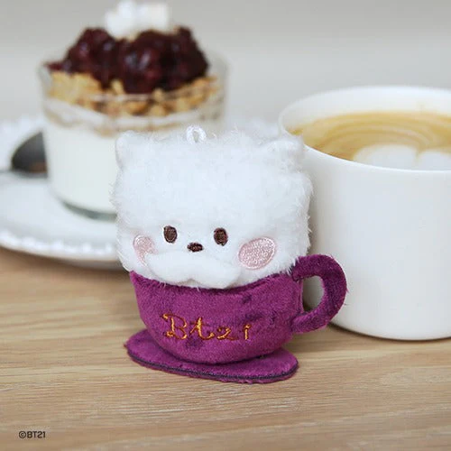 BT21 - MININI PLUSH KEYRING LATTE - Image 7